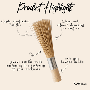 Bamboo Wok Cleaning Brush