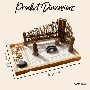 Bamboo Zen Garden Set