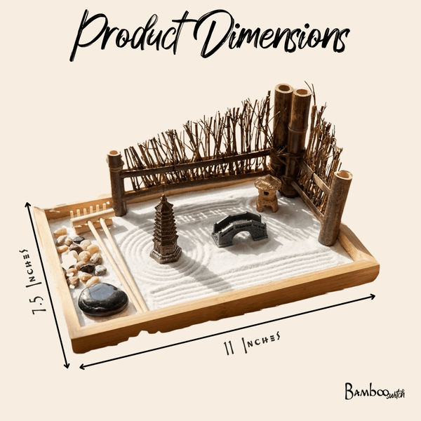 Bamboo Zen Garden Set