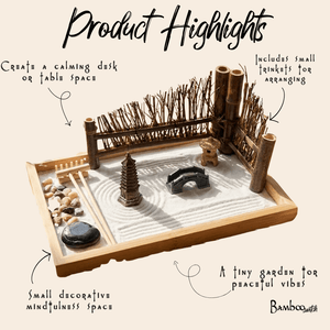 Bamboo Zen Garden Set