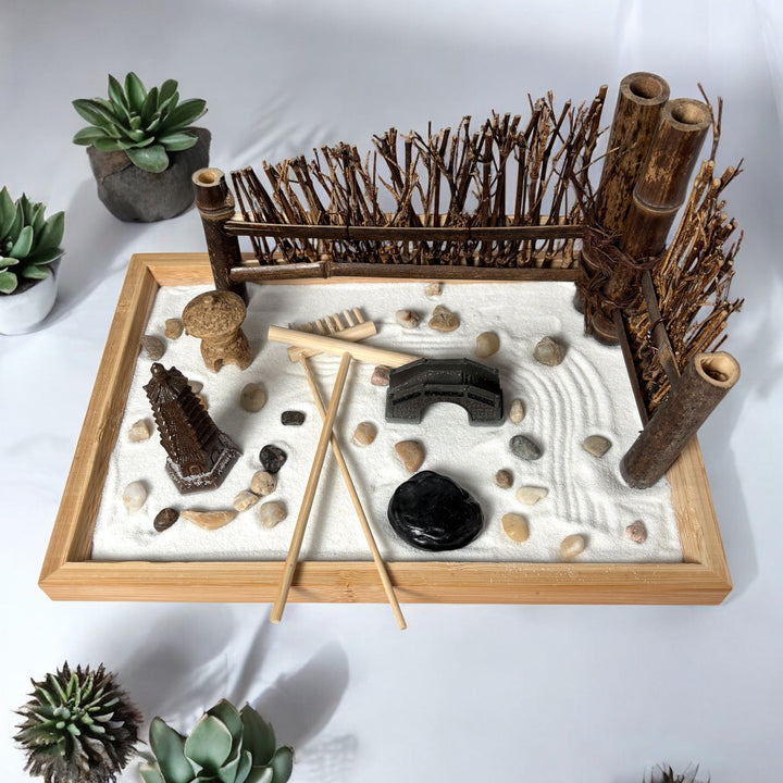 Bamboo Zen Garden Set