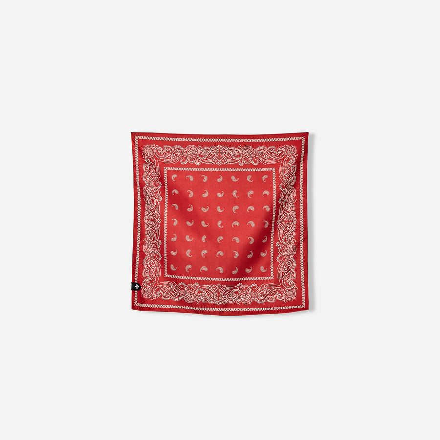 Bandana Towel: Paisley Red