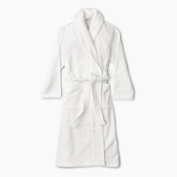 Organic Cotton White Bathrobe