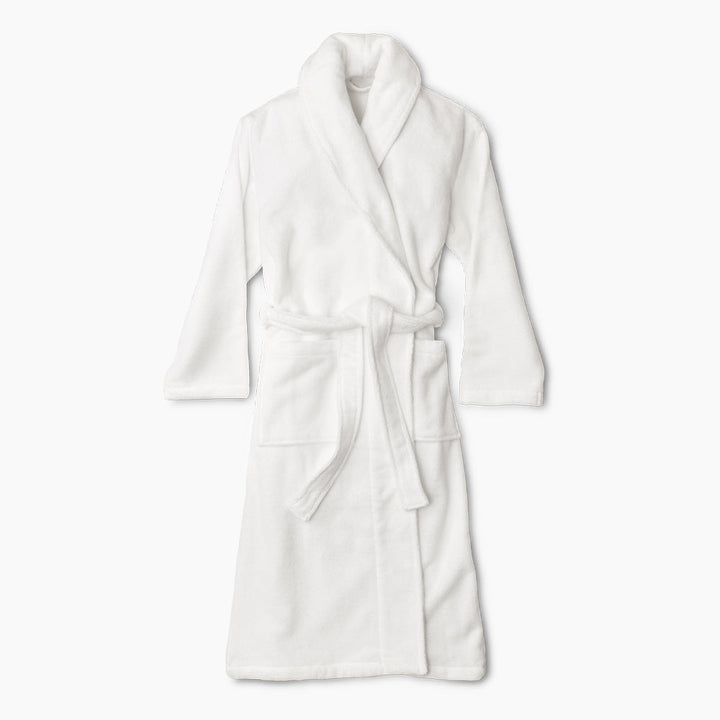 Organic Cotton White Bathrobe