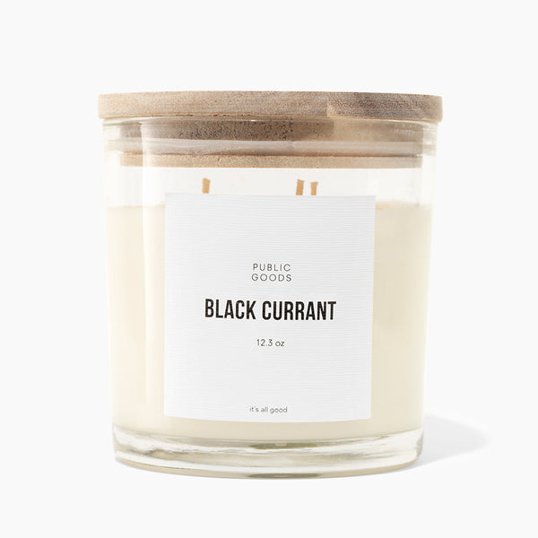 Black Currant Soy Candle