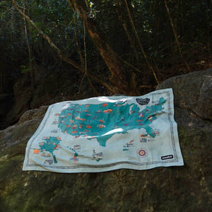 Blanket Towel: National Parks and Monuments Map