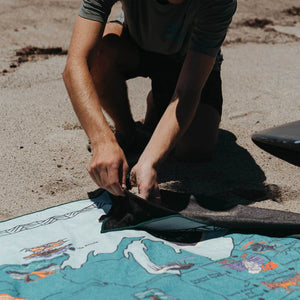 Blanket Towel: National Parks and Monuments Map