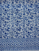 Bright Blue Abstract Scarf