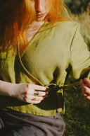 Artemis Top in Avocado