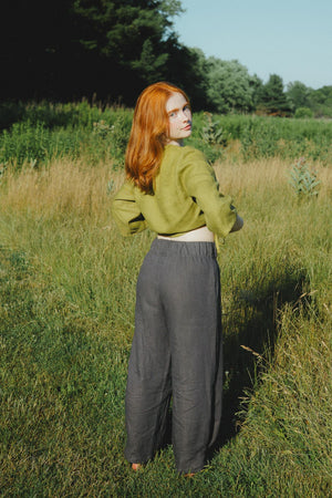 Crescent Moon Pants (Updated) in Stone