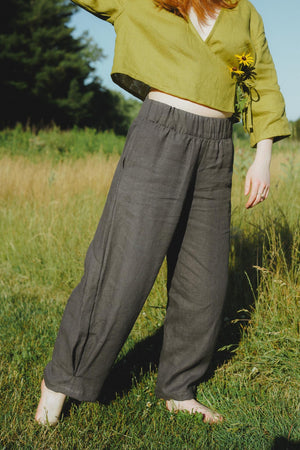 Crescent Moon Pants (Updated) in Stone