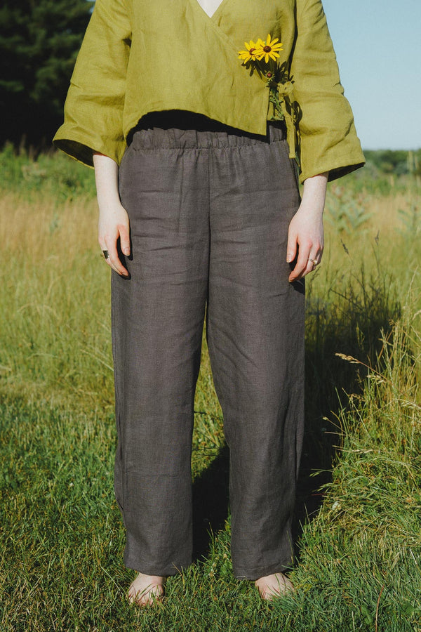 Crescent Moon Pants (Updated) in Stone