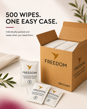 Whole Body Deodorant Wipes