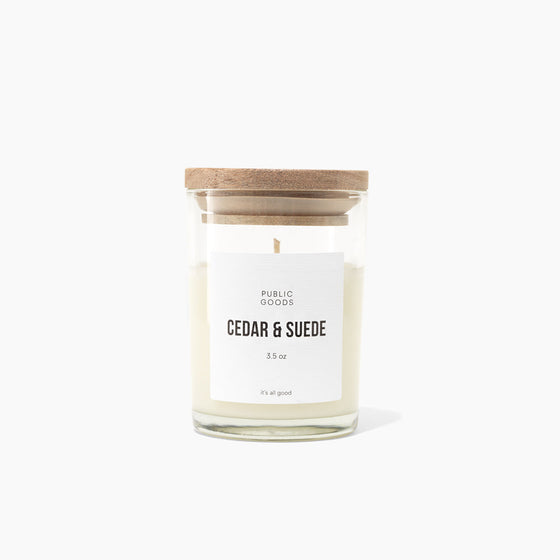 Cedar & Suede Soy Candle