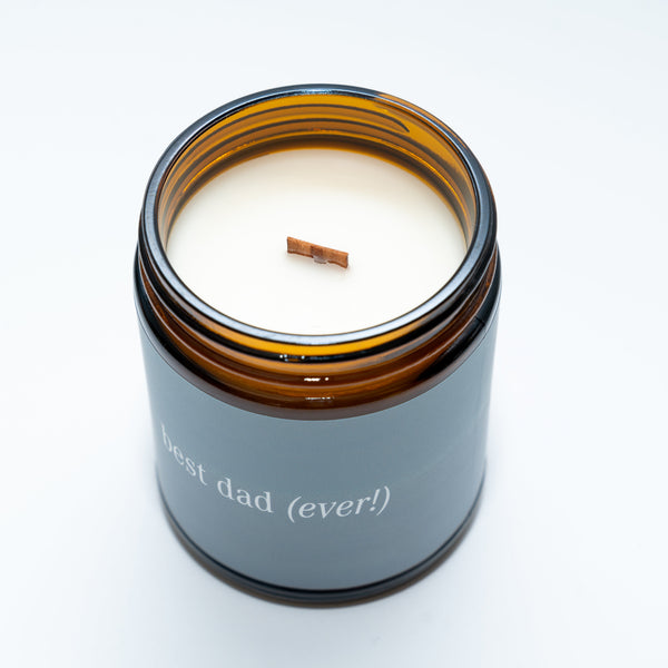 Best Dad Ever Jar Candle