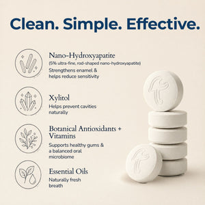Fluoride Cinnamon Toothpaste Tablets — 1 Month