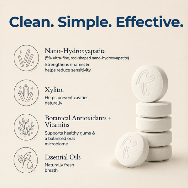 Fluoride Cinnamon Toothpaste Tablets — 1 Month