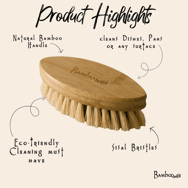Cleaning Brush - Sisal Bristle