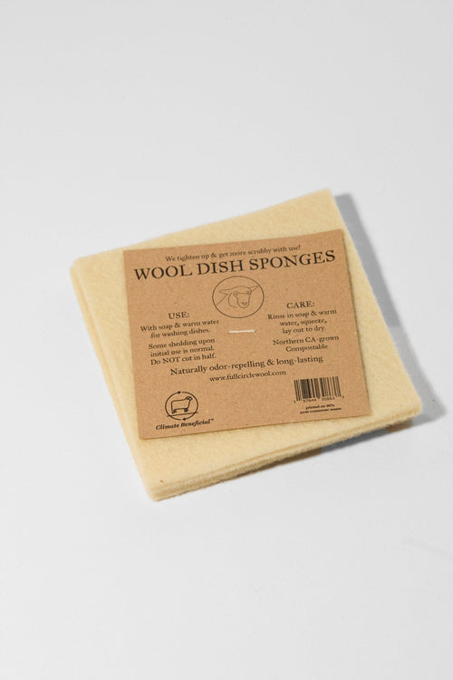 Climate Beneficial™ Wool Sponges in Cream