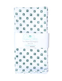 Cloth Napkins- Green Squares - Set of 4