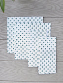 Cloth Napkins- Green Squares - Set of 4