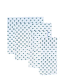 Cloth Napkins- Green Squares - Set of 4