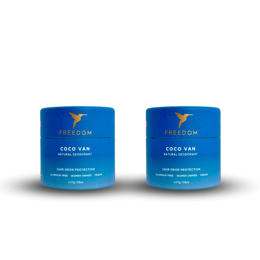 Travel Mini CocoVan Deodorant - Pack 2
