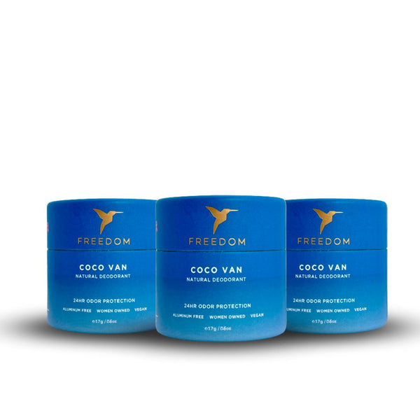 Travel Mini CocoVan Deodorant - Pack 3