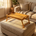 Collapsible Bamboo Bed Tray