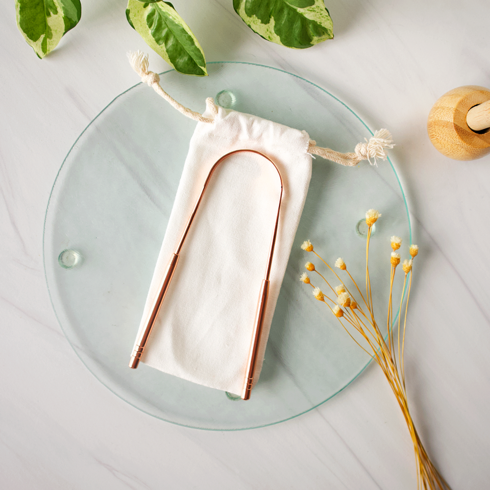 Copper Tongue Scraper