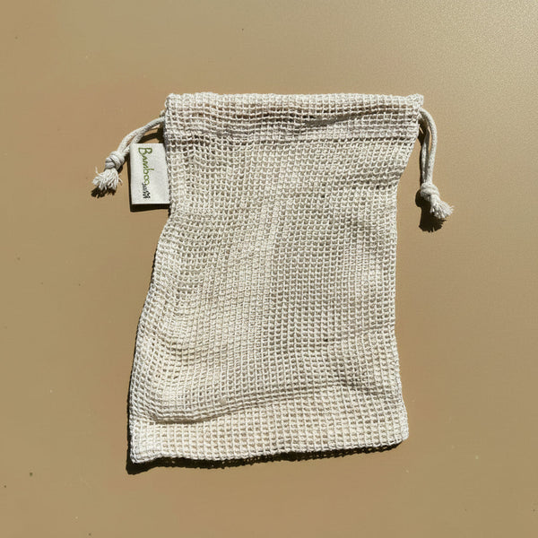Cotton Mesh Wash Bag