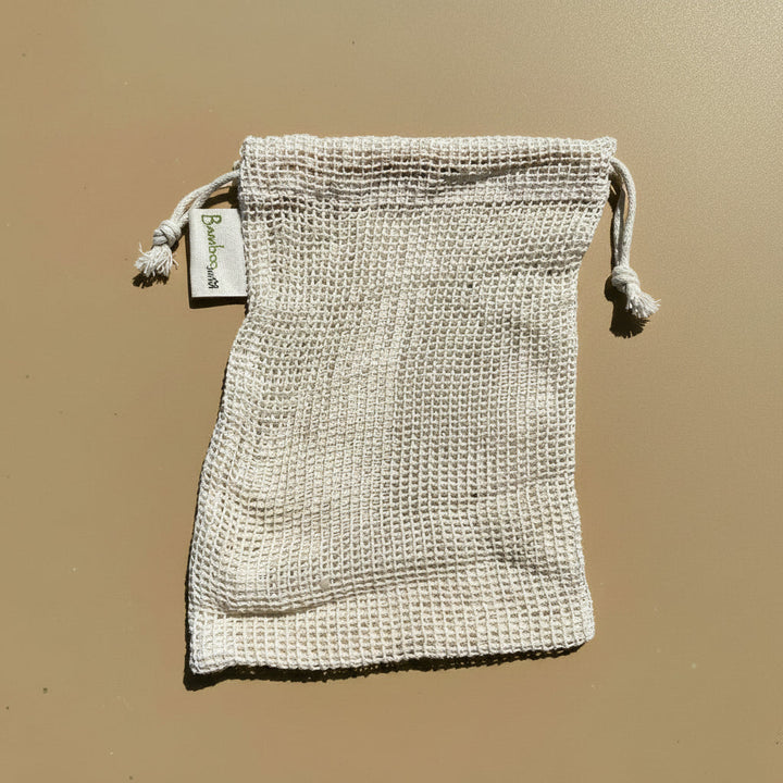 Cotton Mesh Wash Bag