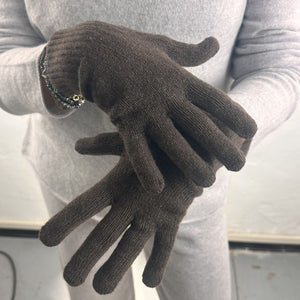 Bedford Recycled Cashmere Gloves - Cocoa