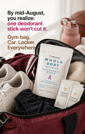 Whole Body Deodorant Wipes