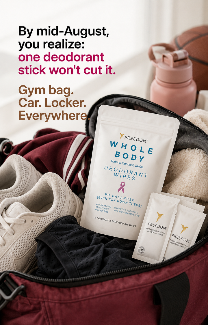 Whole Body Deodorant Wipes