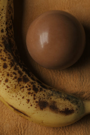 Desert Rose – Red Clay Sphere Soap | Floral & Cacao Butter Infusion