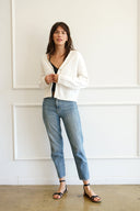 Diana Cardigan in Sugar White