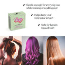 Mini Dip Color Safe Shampoo Bar for Every Day - Rose & Matcha Tea