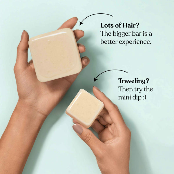 Mini Dip Color Safe Shampoo Bar for Every Day - Mimosa & Sandalwood