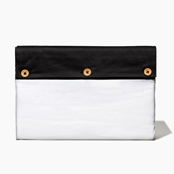 Organic Cotton White Duvet Cover & Fitted Sheet Set