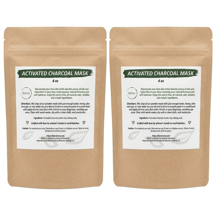 2-pack Activated Charcoal Facial Mask