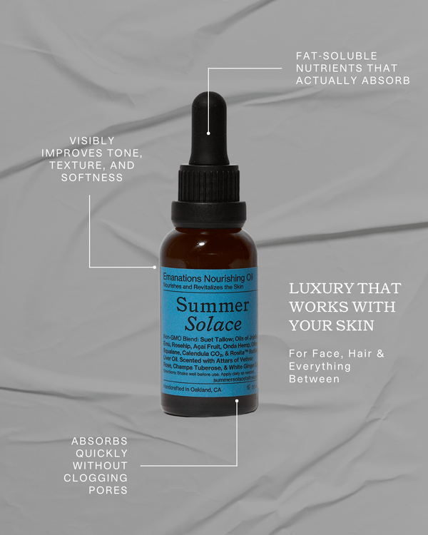 Emanations Face Oil – Deeply Nourishing | Champa, Tuberose & White Ginger Lily