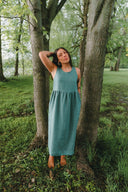 Hawthorn Dress (Updated) in Agave
