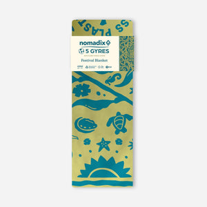 Festival Blanket: Nomadix x 5 Gyres: Kelp Swirl