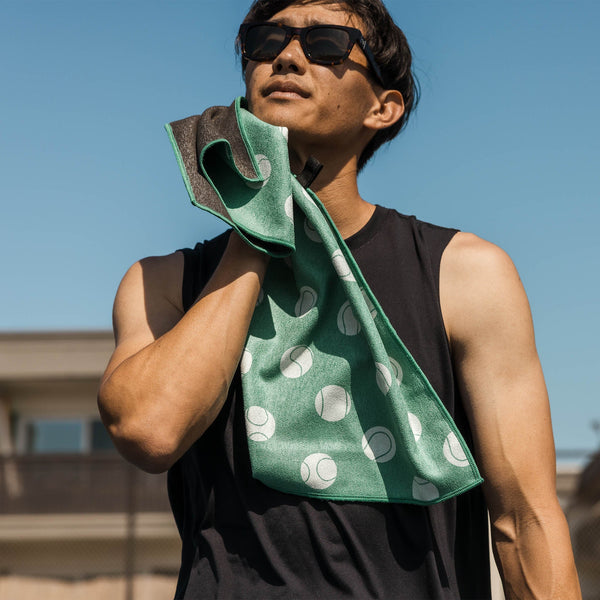 Fitness Towel: Love Love Green