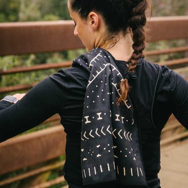Fitness Towel: Mud Cloth