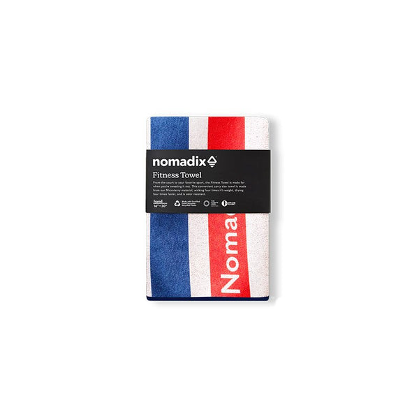 Fitness Towel: Rally White Red and Blue