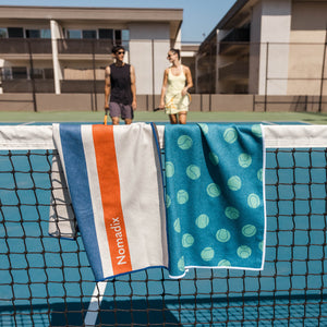 Fitness Towel: Rally White Red and Blue