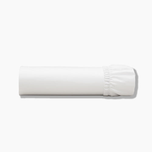 Organic Cotton White Fitted Sheet