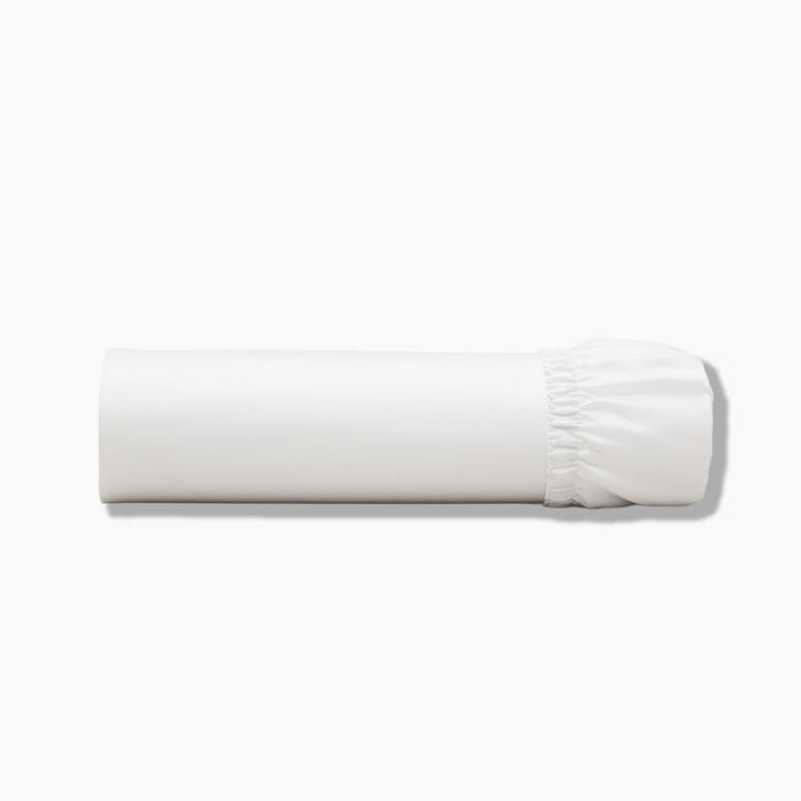 Organic Cotton White Fitted Sheet
